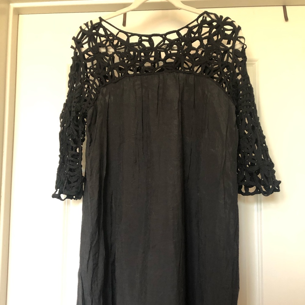 Black Shift Dress, Size M